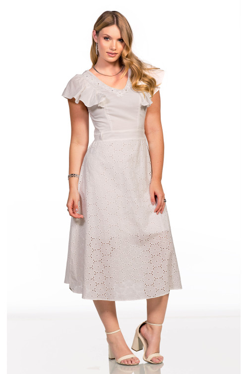 2581 - VESTIDO BRANCO DE LESE ROW-AN 2581 - VESTIDO BRANCO DE LESE ROW-AN