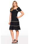2589 - VESTIDO PRETO ROW-AN 