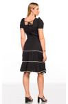 2589 - VESTIDO PRETO ROW-AN 