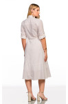 2604 - VESTIDO MANGA 3/4 ROW-AN 