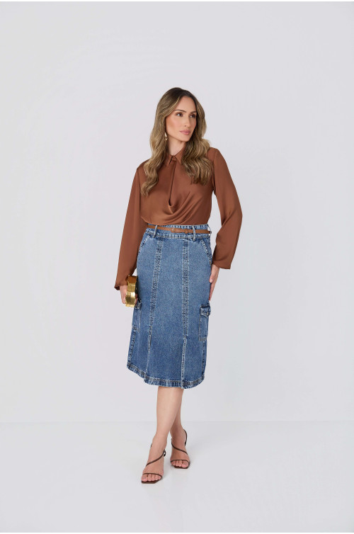 10253 - SAIA MIDI JEANS SARAI 