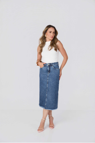 10264 - SAIA MIDI JEANS SARAI 