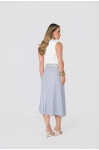 10270 - SAIA MIDI LISTRADO AZUL SARAI 