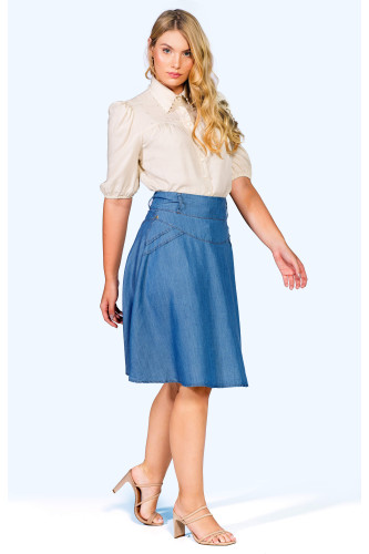 1797 - CAMISA OFF WHITE ROW-AN 