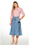 1846 - CAMISA ROSA ROW-AN