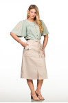 1863 -CAMISA VERDE MENTA ROW-AN 