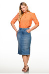 1867 - CAMISA LARANJA ROW-AN 