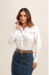 20495 - CAMISETI C/BABADO BRANCA - ILLUSYON 