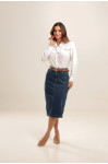 20495 - CAMISETI C/BABADO BRANCA - ILLUSYON 