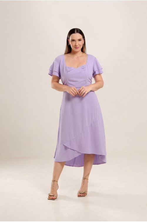 21135 - VESTIDO LIOCEL LAVANDA MATT - ILLUSYON