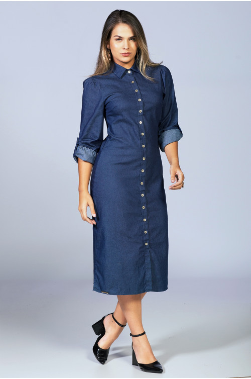 2540 - VESTIDO JEANS ROW-AN 