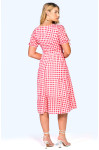 2569 - VESTIDO XADREZ ROSA ROW-AN 