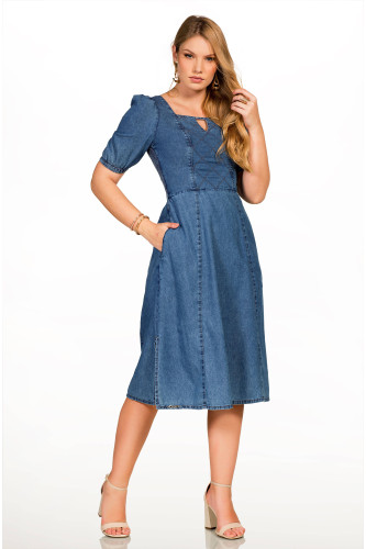 2610 - VESTIDO JEANS ROW-AN 