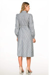 2612 - VESTIDO LISTRADO AZUL ROW-AN 