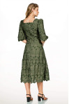 2626 - VESTIDO VEDE BORDADO ROW-AN