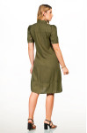 2627 - VESTIDO VERDE MILITAR ROW-AN