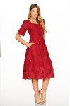 2639 - VESTIDO VERMELHO BORDADO ROW-AN 