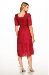 2639 - VESTIDO VERMELHO BORDADO ROW-AN 