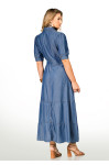 2645 - VESTIDO JEANS COM LENÇO ROW-AN 2645 - VESTIDO JEANS COM LENÇO ROW-AN