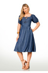 2646 - VESTIDO JEANS BALONE ROW AN 2646 - VESTIDO JEANS BALONE ROW AN