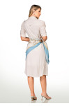 2648 - VESTIDO OFF WHITE COM LENÇO ROW-AN 