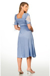 2650 - VESTIDO AZUL COM RENDA ROW-AN 