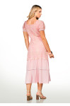 2652 - VESTIDO ROSA BORDADO ROW-AN 