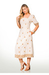 2657 - VESTIDO LINHO BORDADO ROW-AN 