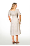 2672 - VESTIDO OFF WHITE ESTAMPADO VERDE ROW-AN 