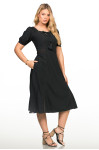 2677 - VESTIDO PRETO ROW-AN 