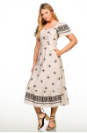 2680 - VESTIDO LINHO BORDADO ROW-AN 