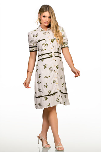 2692 - VESTIDO ESTAMPADO ROW-AN 