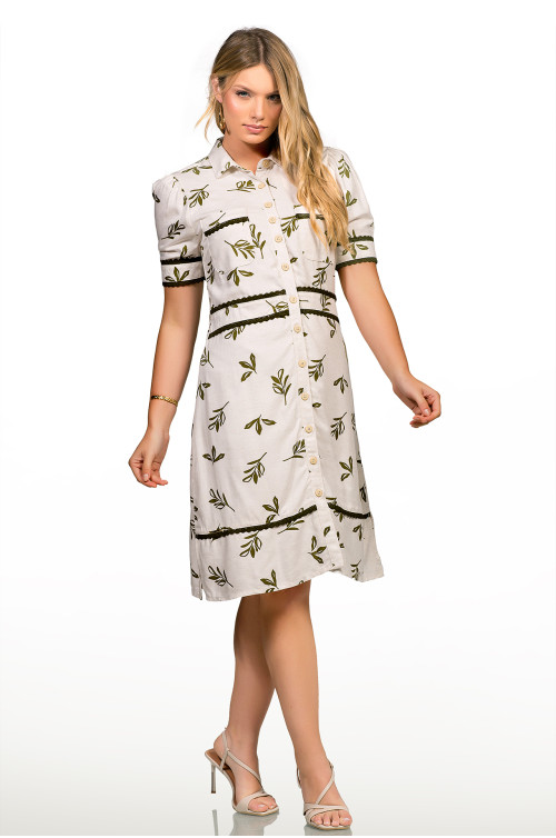 2692 - VESTIDO ESTAMPADO ROW-AN 