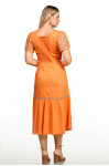 2698 - VESTIDO LARANJA BORDADO ROW-AN 2698 - VESTIDO LARANJA BORDADO ROW-AN