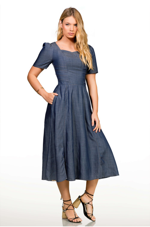 2699 - VESTIDO JEANS ROW-AN 