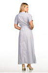 2704 - VESTIDO LISTRADO AZUL ROW-AN 