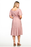 2709 - VESTIDO ROSE COM CINTO ROW-AN 