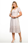 2711 - VESTIDO BRANCO BORDADO ROSA ROW-AN 