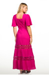 2712 - VESTIDO LONGO PINK ROW-AN 