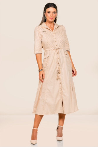 2734 - VESTIDO DE BRIM ROW-AN 