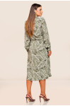 2737 - VESTIDO ESTAMPADO VERDE ROW-AN