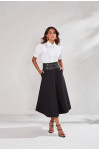 27382-SAIA GODÊ BLACK COM COS RESINADO BLACK 80CM