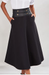 27382-SAIA GODÊ BLACK COM COS RESINADO BLACK 80CM