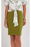 27482 - SAIA RETA SARJA VERDE 55 CM 