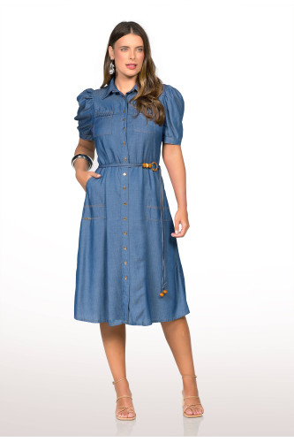 2755 - VESTIDO LIOCEL COM CORDÃO ROW-AN 