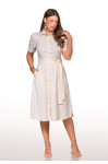 2760 - VESTIDO AMARELO LISTRADO ROW-AN 
