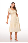 2761 - VESTIDO AMARELO ROW-AN 
