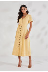 27635 CHEMISE TECIDO PLANO AMARELO 125CM
