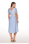 2765 - VESTIDO BORDADO AZUL ROW-AN 