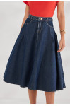 27610 - SAIA GODE JEANS COM FENDA 80CM 27610 - SAIA GODE JEANS COM FENDA 80CM